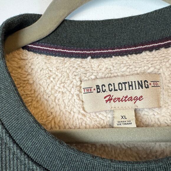 NEW BC Clothing Heritage Fleece-Lined Thermal - Hunter Green - Size XL - Picture 4 of 6